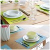 Unique Bargains Kitchen Reusable Non-Stick Heat Resistant Silicone Placemats Baking Mats Clear White 4 Pcs - image 4 of 4