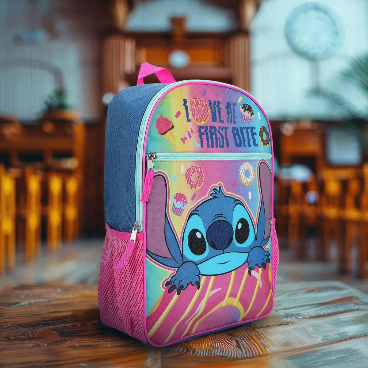 Bioworld Disney Stitch Love At First Bite 16 Inch Backpack - thumbnail 4