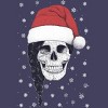 Women's Design By Humans Christmas skull By kodamorkovkart Racerback Tank Top - 2 of 3