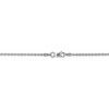 Black Bow Jewelry 1.5mm, 14k White Gold, Handmade D/C Solid Rope Chain Necklace - 4 of 4