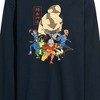 Men's - Avatar: The Last Airbender - Aang Group Long Sleeve Graphic T-Shirt - 2 of 4
