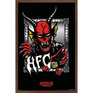 Trends International Netflix Stranger Things: Season 5 (2025) - Hellfire Club Dice Framed Wall Poster Prints - 1 of 4
