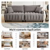 KTMBDW Sleeper Sofa with Couch Bed Convertible Cloud Couch with Storage Chaise, Comfy Sofa Bed with Adjustable Backrest for Living Room - 4 of 4