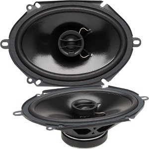 PowerBass S-6802 - 6x8" Coaxial OEM Replacement Speakers - Pair - 1 of 3