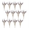 Decorative Artificial Seeded Bush Set of 12 – Autumn Colors – 23" Tall by Melrose - 3 of 3