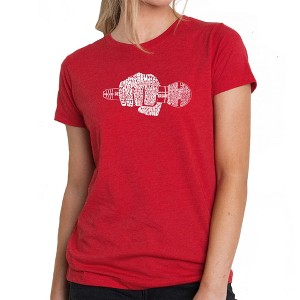 LA Pop Art 90's Rappers - Women's Premium Blend Word Art T-Shirt - 1 of 4