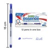 BAZIC Products® Essence Gel Pen with Cushion Grip, Blue, 12 Per Box, 6 Boxes - 3 of 4
