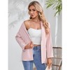 Blazer For Women Long Sleeve Open Front Casual Single Breasted Office Blazer With Pockets - 3 of 4
