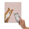Paper Junkie 4 Pack Cat and Dog Veterinarian Journal with Paw Prints, Lined Pink/Blue Notebooks for Veterinary Gifts, 6.75 x 8.25 In - 3 of 4
