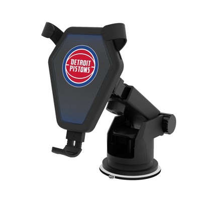 Keyscaper Detroit Pistons Linen 10-Watt Wireless Car Charger