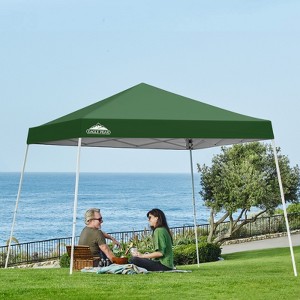 EAGLE PEAK Slant Leg Pop-up Canopy Tent Easy One Person Setup Instant Outdoor Beach Canopy Folding Portable Sports Shelter - 1 of 4