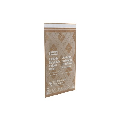 Scotch Curbside Recyclable Mailer Size 6 Brown