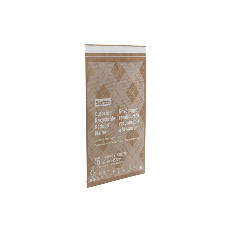Scotch Curbside Recyclable Mailer Size 6 Brown, 3 of 17