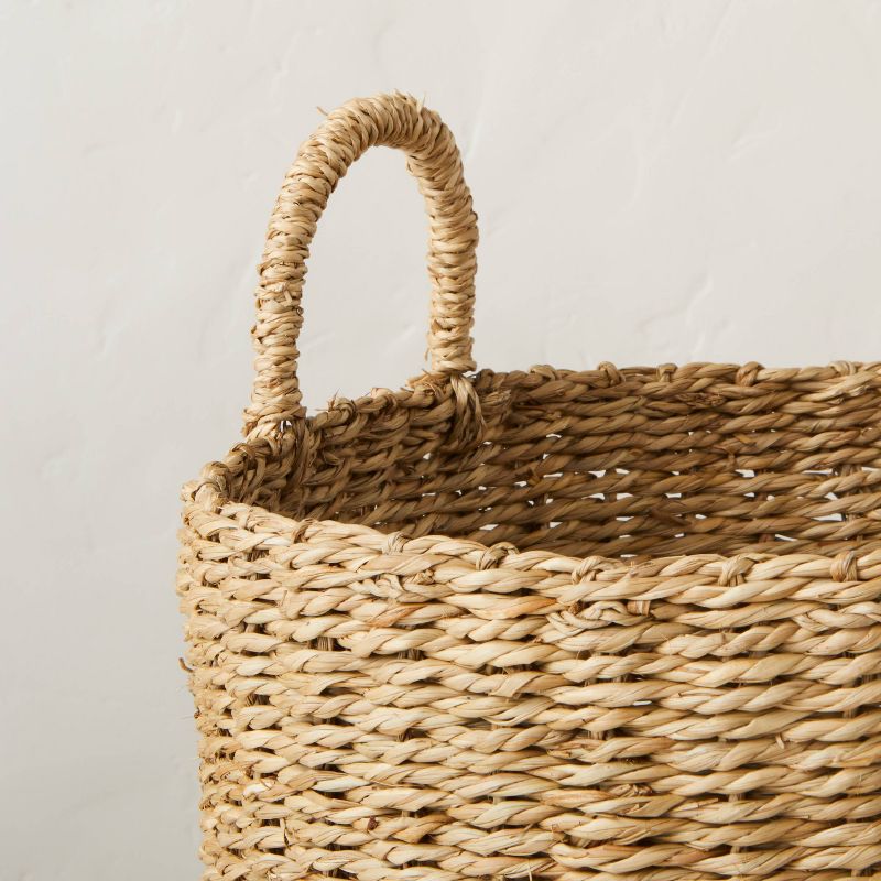Large Twisted Seagrass Storage Basket - Hearth &#38; Hand&#8482; with Magnolia, 4 of 5