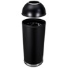 EcoSummer 17 Gallon Open-Top Commercial Trash Can, Heavy Duty Stainless Steel Waste Bin for Home Office Restaurant. - 2 of 4
