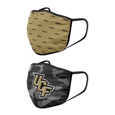 NCAA UCF Knights Adult Face Covering 2pk