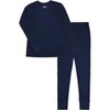 Studio 3 Kids' Thermal Long John Set for Boys - 4 Piece Underwear Long-Sleeve Shirt and Bottom - Cold Weather Base Layer Set - 2 of 4