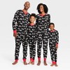 Women's Holiday Penguins Print Matching Family Pajama Set - Wondershop™ Black - image 3 of 3