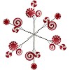 Floral Home 17" Red and White Peppermint Spray - Christmas Décor - 6-Piece - 2 of 4