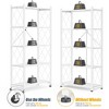 SKONYON 5-Tier Storage Shelves Foldable metal shelves Garage Shelving Units - 4 of 4