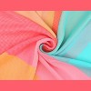 Allegra K Women's Chiffon Shawls Long Geometric Style Beach Scarf Swimwear Wrap Scarves - 3 of 4