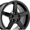 OE Wheels LLC CV06A-18095-5475-58B Black Wheel Painted (18 x 9.5 inches /5 x 120 mm, 58 mm Offset) - 3 of 3