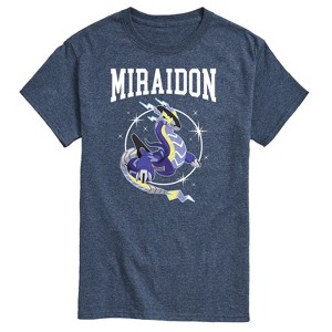 Men's - Pokémon - Miraidon Collegiate Short Sleeve Graphic T-Shirt - 1 of 4