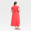 Women's Flutter Short Sleeve Maxi A-Line Dress - A New Day™ - 2 of 3