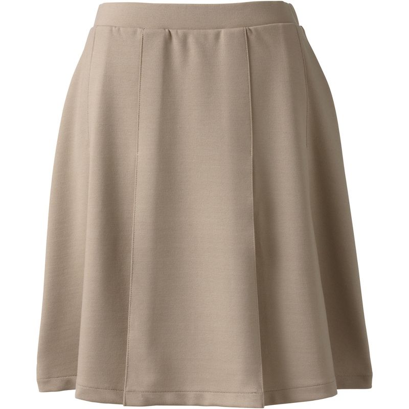 Lands' End Lands' End School Uniform Women's Ponte Pleat Skirt, 1 of 5