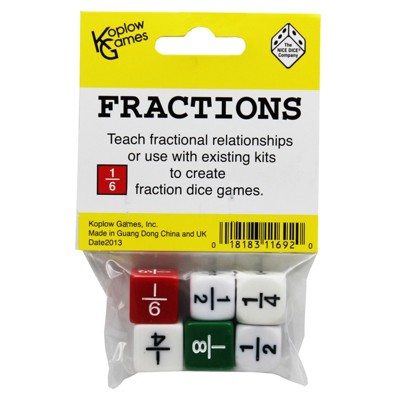 Koplow Games Math Numbers Dice, 6 Sets : Target