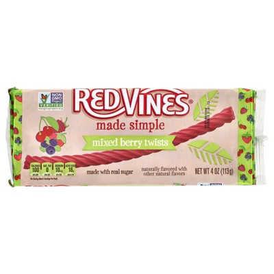 Red Vines, Licorice, Mixed Berry Twist, 4 oz