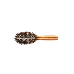 Bass Brushes Shine & Condition Hair Brush with 100% Premium Natural Bristle FIRM Pure Bamboo Handle Small Oval - 1 of 4
