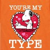 Boys' - Peanuts - You're My Type Short Sleeve Graphic T-Shirt - 2 of 4