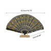 Unique Bargains Sequins Folding Fan 1 Pc - 2 of 4