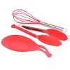 MegaChef Red Silicone Cooking Utensils, Set of 12 - 3 of 4