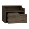 NicBex 15.7 inch Wide Floating Nightstand with 1 Drawer,Modern Side Table with Open Shelf,Bedside Table for Bedroom,Living Room - 4 of 4