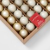 50ct Shatter-Resistant Round Christmas Tree Ornament Set - Wondershop™ - 3 of 3