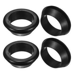 Unique Bargains Rubber Corrosion-Resistant Snap-in Locking Hole Plugs Black - 1 of 4