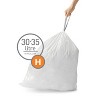 Plasticplace 8-9 Gallon Simplehuman®* Compatible Code H Blue Trash Bags  ,(200 Count) : Target