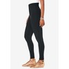 Roaman's Women's Plus Size Petite Ankle-Length Essential Stretch Legging - image 3 of 4