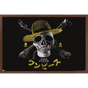 Trends International Netflix One Piece - Skull Logo Framed Wall Poster Prints - 1 of 4