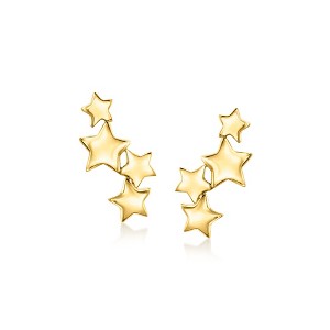 Pure Collection by Ross-Simons 18kt Gold Vermeil Constellation Ear Climbers - 1 of 4
