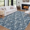 Acekool 5x7 Washable Rug – Vintage-Inspired Non-Slip Carpet, Ultra-Thin Floor Mat for Living Room & Bedroom, - 2 of 4