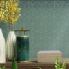 Mela Artisans Trellis Handcrafted Box in Whitewash Finish - Large - 4 of 4