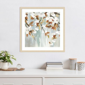 Amanti Art Golden Blooms III by Asia Jensen Wood Framed Wall Art Print - 1 of 4