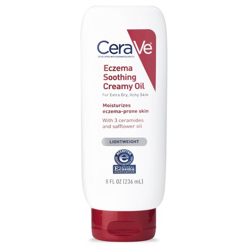 Cerave Soothing Eczema Creamy Oil Moisturizer For Dry And Itchy Skin 8oz Target