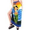 LA LEELA Women's Beachwear Summer Bikini Wraps Beach Wrap Sarong Skirt Swimsuit Swim Cover Ups for Swimwear Coverups Women One Size Black,Tree - 3 of 4