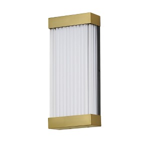 ET2 Lighting Acropolis 1 - Light Wall Light in  Natural Aged Brass - 1 of 1