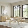 Jofran,Tate Mid-Century Modern Split Back Upholstered Dining Chair (Set of 2) - 2 of 4