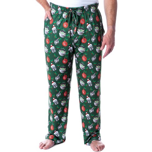 Star Wars Mens' The Mandalorian The Child Christmas Ornaments Pajama Pants  (5xl) Green : Target